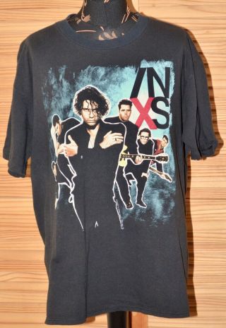 Authentic Vintage 1990/91 Inxs North American X Tour Shirt Michael Hutchence L