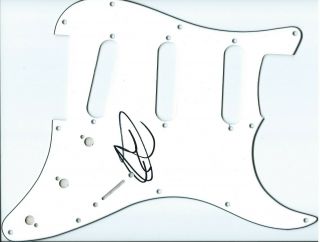 Danny Jones Signed Guitar Scratch Plate/pick Guard - Mcfly Guitarist