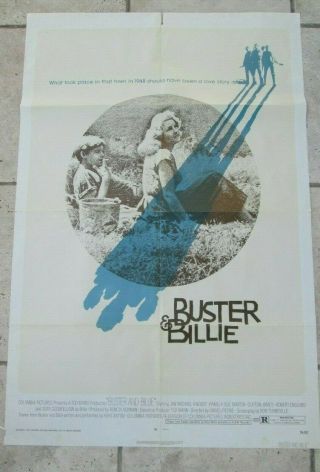 Vtg 1974 Buster And Billie Jan Michael Vincent Movie Poster 1 Sheet 41 " X27 " Nr