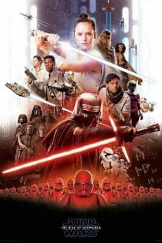 Star Wars: Episode Ix The Rise Of Skywalker Key Art Poster 61x91cm Rey Jedi