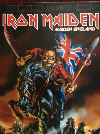 Iron Maiden Tour Program 2013 Maiden England