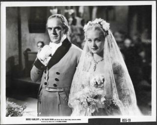 Horror Boris Karloff Marian Marsh Photo Black Room Wedding Dress R1955