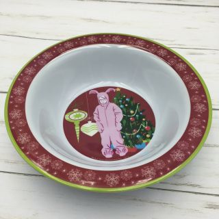 2011 KCare A Christmas Story Plastic Bowl - Ralphie in Pink Bunny Suit 3