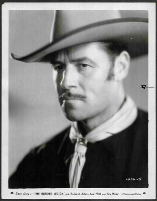 Zane Grey Western Jack Holt 1930 Promo Portrait Photo Border Legion