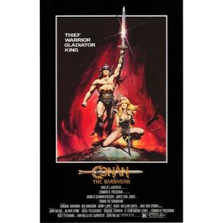 Conan The Barbarian - Movie Poster - Schwarzenegger - 91 X 61 Cm 36 " X 24 "