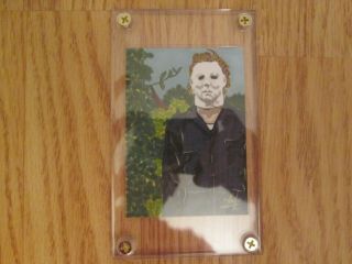 Halloween Michael Myers Rare 1 Of 1 Card - Halloween 10/31 Is Coming