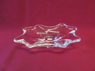 Baccarat Crystal Glass Form Bowl,  Ash Tray,  Made In France