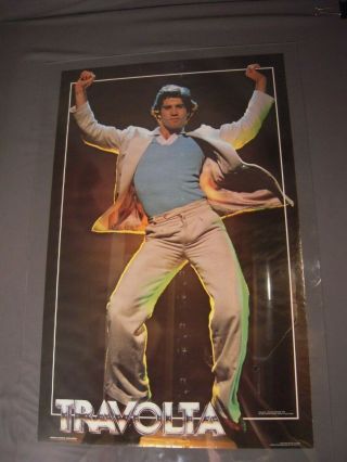 Vintage Rare 1978 John Travolta Poster 21 " X 33 " (1402)