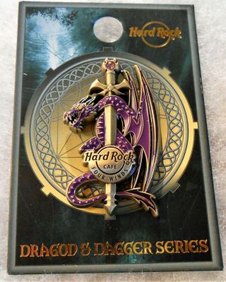 Hard Rock Cafe Four Winds Limited Edition Dragon & Dagger Series Pin 93701