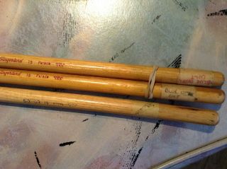 3 Al Bouchard 1970s Blue Oyster Cult Slingerland & Sonor 1s Drum Sticks