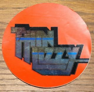 Thin Lizzy 1970s Vintage Promo Concert Tour Sticker