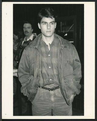Rare 1980’s Photo Tom Cruise As A Young Boyish - Looking Actor