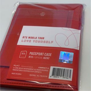 Bts World Tour Love Yourself Official Passport Case W/ Mini Photocard Md