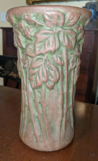Antique Peters & Reed Moss Aztec American Art Pottery Vase Arts & Crafts Style 4