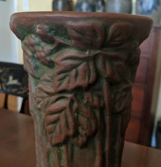 Antique Peters & Reed Moss Aztec American Art Pottery Vase Arts & Crafts Style 7
