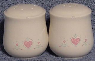 Corning In Corelle Forever Yours Salt & Pepper Set W/ Stoppers