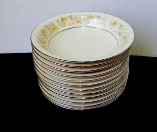Set Of (4) Soup Bowls Noritake Blossom Time 7 5/8 " Wide 12 Available