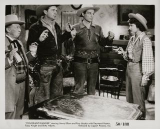 Julie Adams Points A Gun At James Ellison 1950 B - Western Scene Still