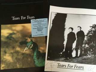 Tears For Fears - 1983 Gig Ticket,  Tour Brochure & Signed Photo