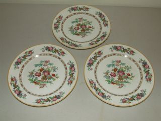 Antique Oriental Design Porcelain Dinner Plates - Cleveland China,  J.  E.  Caldwell