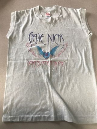 Vtg Vintage Stevie Nicks 1983 83 Wild Heart Concert Sleeveless T - Shirt Small