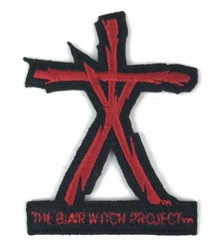 Vtg 90s Deadstock The Blair Witch Project Embroidered Patch 2.  5”x3 1/8” Old
