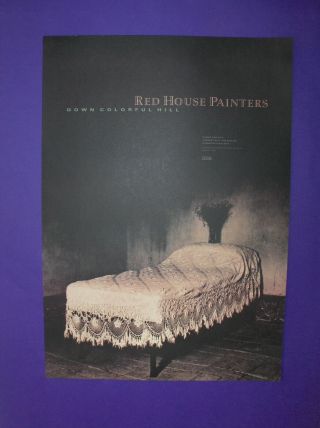 4ad Red House Painters Down Colorful Hill Promo Poster Mark Kozelek
