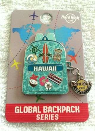 Hard Rock Cafe Honolulu 2019 Global Backpack Series Pin - Le 100 -