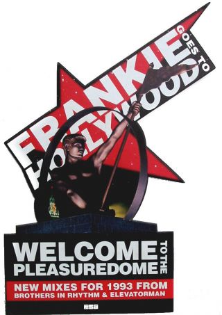 Frankie Goes To Hollywood Display Stand Welcome To The Pleasur - Uk Standee Rare