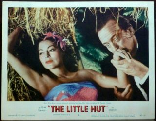 Ava Gardner The Little Hut 1957 Lobby Card David Niven
