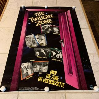 The Twilight Zone Movie Promotional Poster 26x38 Rod Serling Fantasy Horror