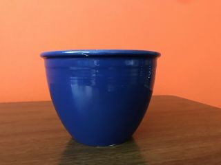 Vintage Fiesta Ware Nesting Mixing Bowl • Cobalt Blue 1
