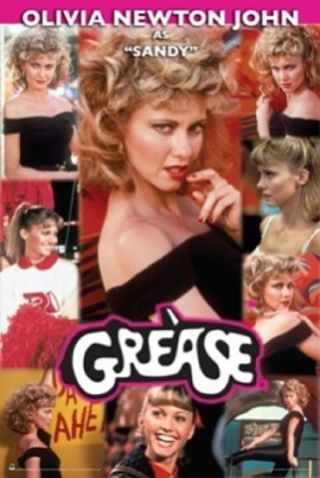 Grease Poter " Olivia Newton As Sandy " Licensed