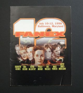 1950’s HORROR Movie Autographs 9 Movie Stars 1998 Fanex Program 2