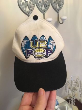 Vintage U2 Pop Mart Cap One Size Memorabilia Collector Music Fan