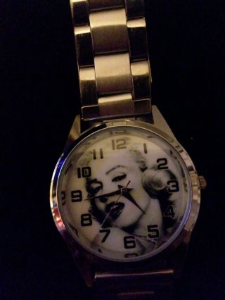 Marilyn Monroe Watch,  Watch Band Is Kids,  Petite Woman.  Great For Collecters.