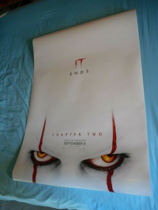 Stephen King It Chapter 2 Official Movie Poster One Sheet Ds 27x40 " Pennywise V2