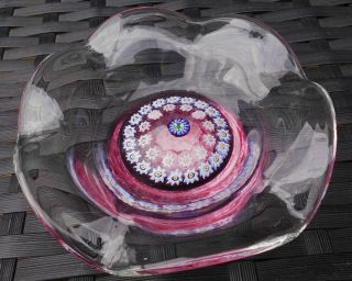 Perthshire Paperweights John Deacons Concentric Millefiori Paperweight Dish