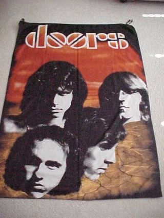 Jim Morrison The Doors 2 Sided Hanging Cloth Flag Wall Tapestry Poster Banner