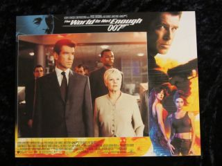 The World Is Not Enough Lobby Card 2 Pierce Brosnan,  James Bond 007