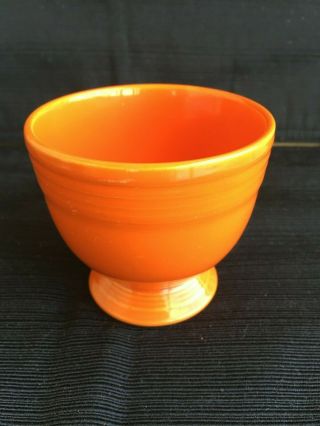 Vintage Fiestaware Fiesta Egg Cup Orange - Red