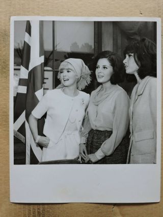 Barbara Parkins Connie Stevens And Stefanie Powers Candid Photo 1960 