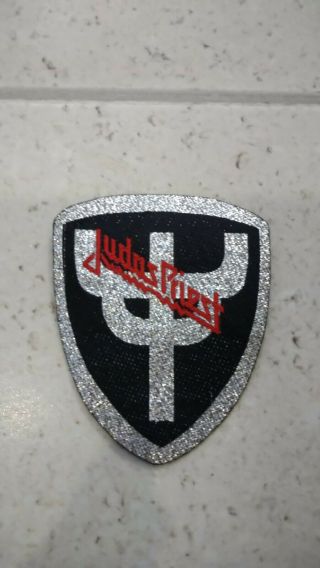 Judas Priest Shield Patch,  Vintage,  Collectable,  Rare Music Patch