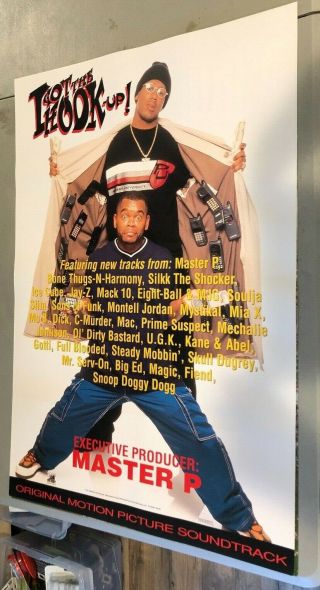 I Got The Hook Up Rare Promo Movie Poster 1998 No Limit 24x36 Priority
