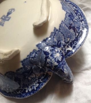 Blue Vista Mason ' s Patent Ironstone China England Dragon Bowl 6
