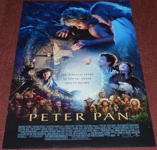 Peter Pan 2003 Advance D.  S.  27x40 Movie Poster Jeremy Sumpter As Pan