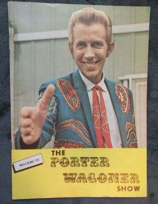 The Porter Wagoner Show Program Autographed By Porter Dolly Parton