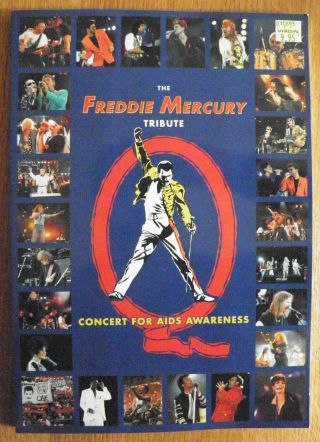 Queen Freddie Mercury Official Tribute Book Rare 1992.  In.