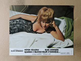 Elke Sommer Busty French Portrait Lobby Card 1964 A Shot In The Dark