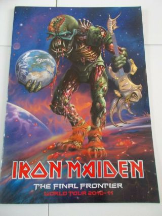 Iron Maiden Final Frontier 2010 - 2011 Concert Programme
